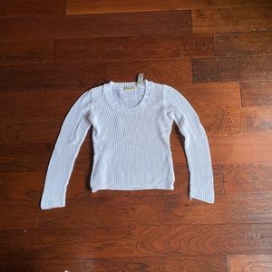 Vintage White Knit Net Sweater